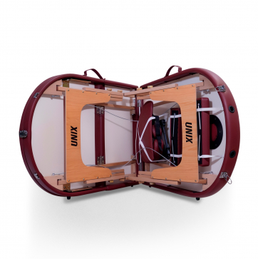 Массажный стол UNIX Comfort 3 Section Burgundy - 12